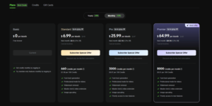 Giao diện Kling AI tạo ảnh từ mô tả văn bản