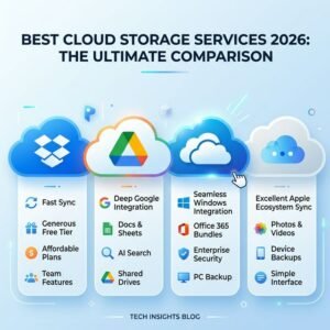 So Sánh Dịch Vụ Lưu Trữ Đám Mây 2026: Google One vs iCloud+ vs Dropbox vs OneDrive